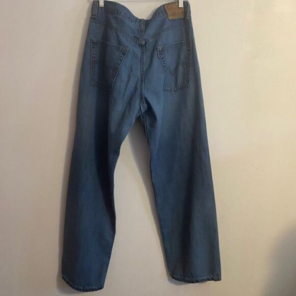 Levi's 569 5 pocket distressed Loose Straight jeans, size 34/34 - Picture 2 of 5